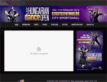 Tablet Screenshot of hungariandanceopen.com